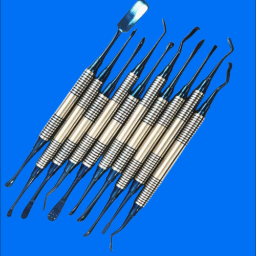 AZDENT 6-Piece Dental Composite Resin Filling Spatula Kit