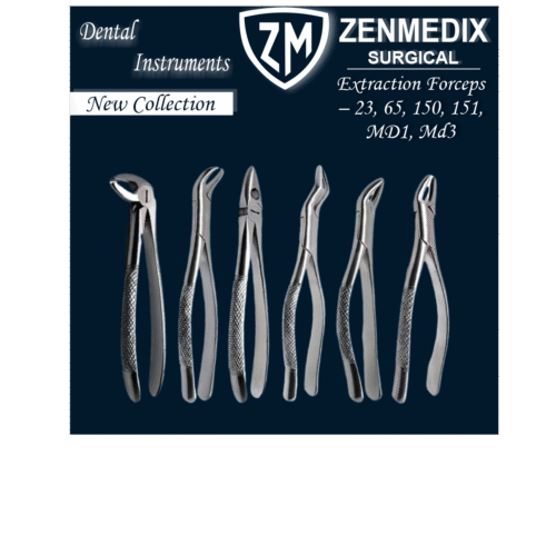Extraction Forceps pcs – 23, 65, 150, 151, MD1, MD3 Extraction Forceps – 23, 65, 150, 151, MD1, MD3